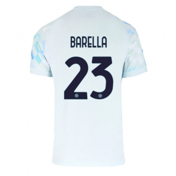 Inter Milan Nicolo Barella #23 Maglia Gara Trasferta Repliche 2025-26 Maniche Corte